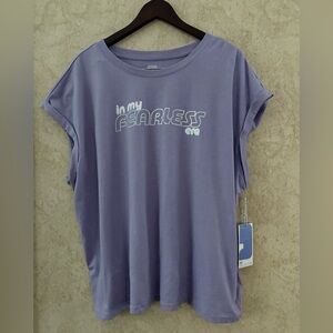 Fit Collective “in my Fearless Era “ Lilac  Top